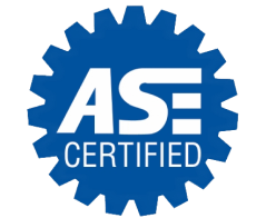 Automotive Service Excellence certified logo